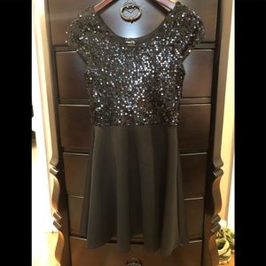 Black skater dress size small NWOT